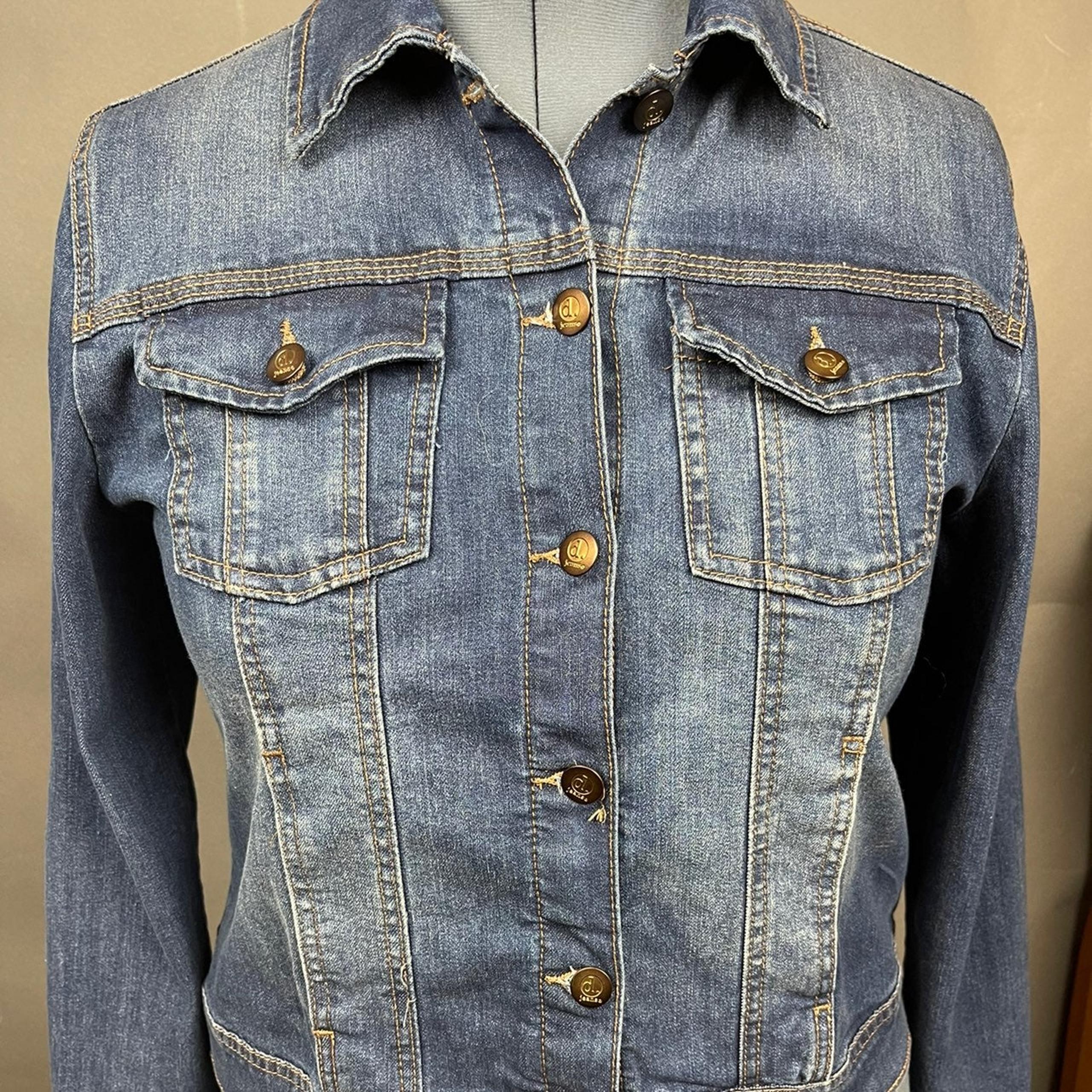 d. jeans fitted jean jacket