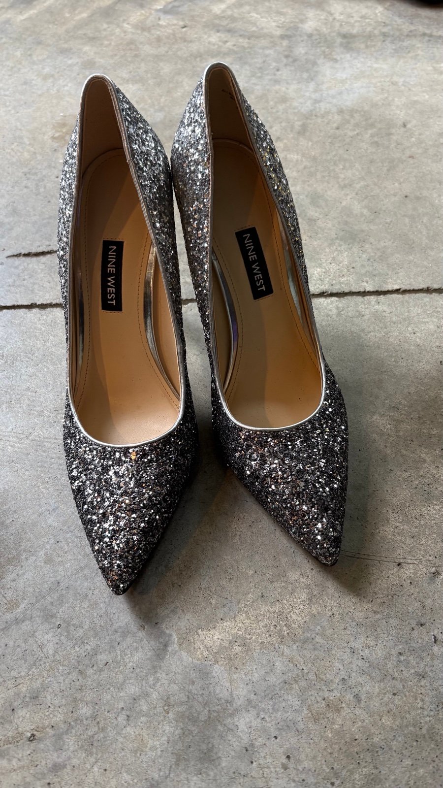 Nine west glitter Heels