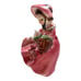 Vintage Josef Originals ? Pink & Gold Lady Holding Basket Figurine JAPAN Wstickr