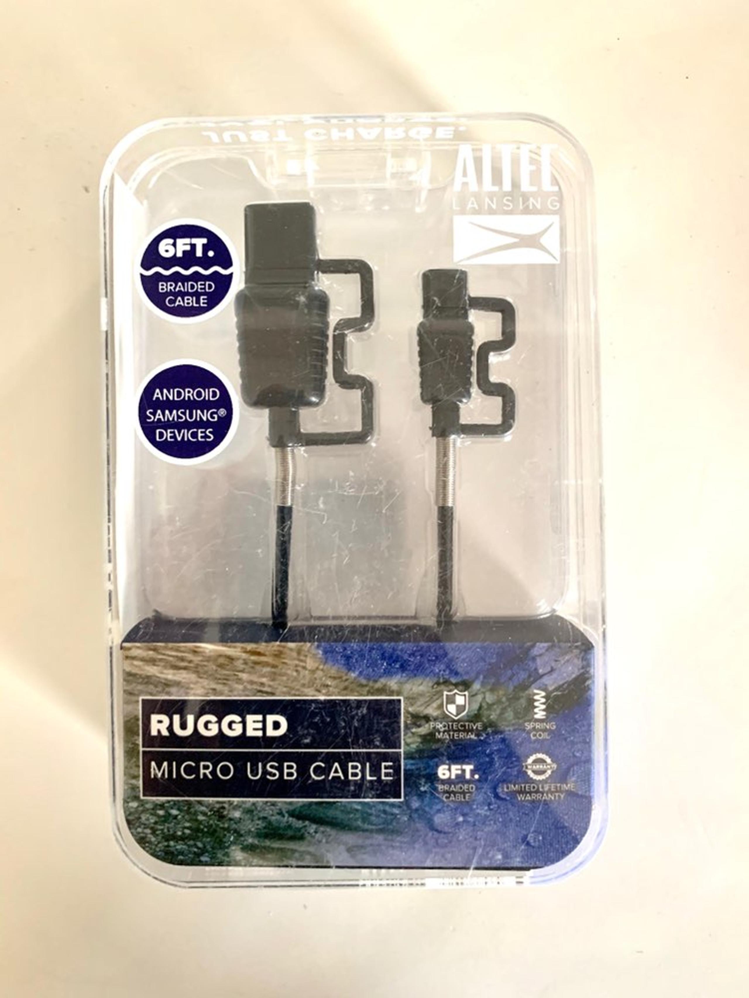 Altec Lansing Rughed micro usb cable