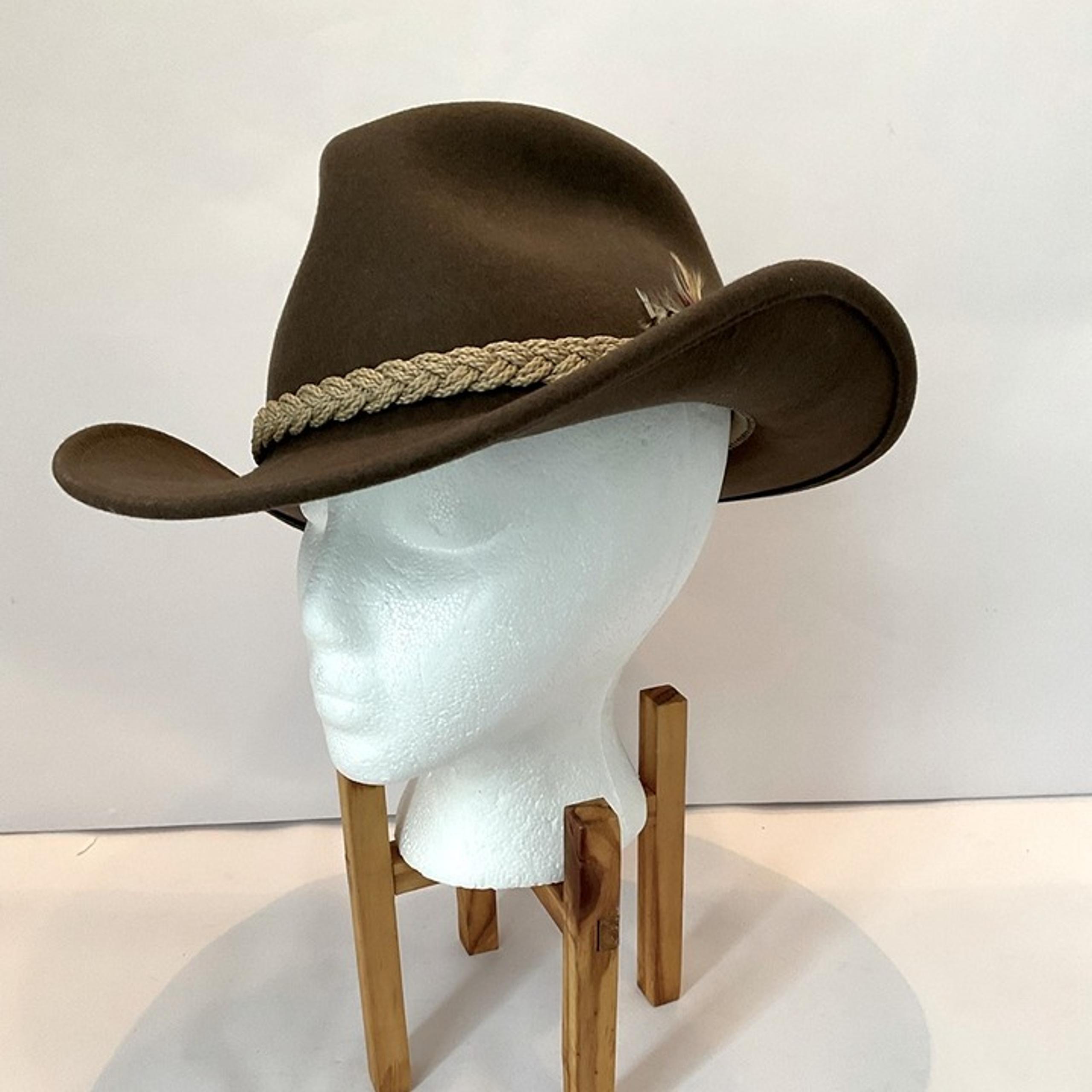 Women’s Dorfman Pacific Brown Fedora Western Cowboy Hat