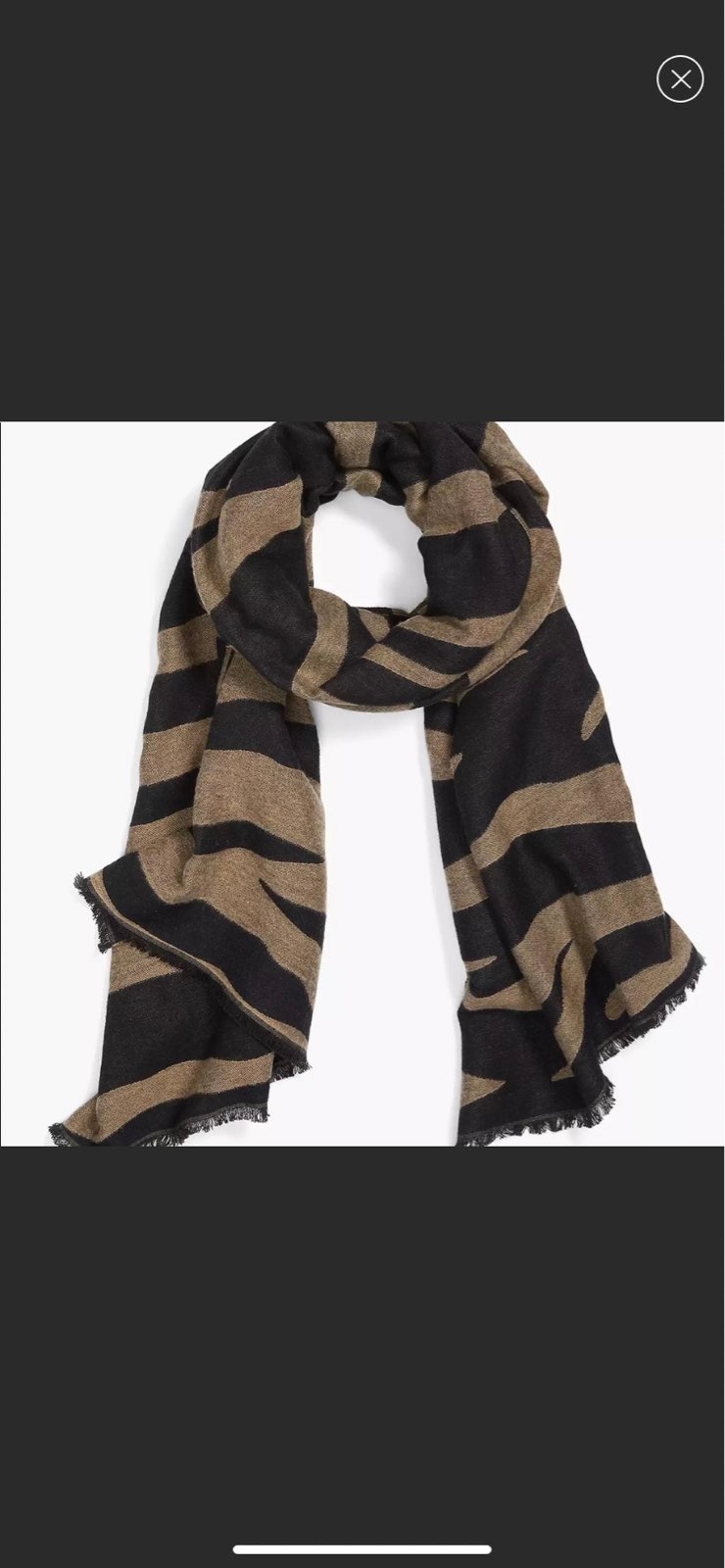 Zebra Printed Scarf