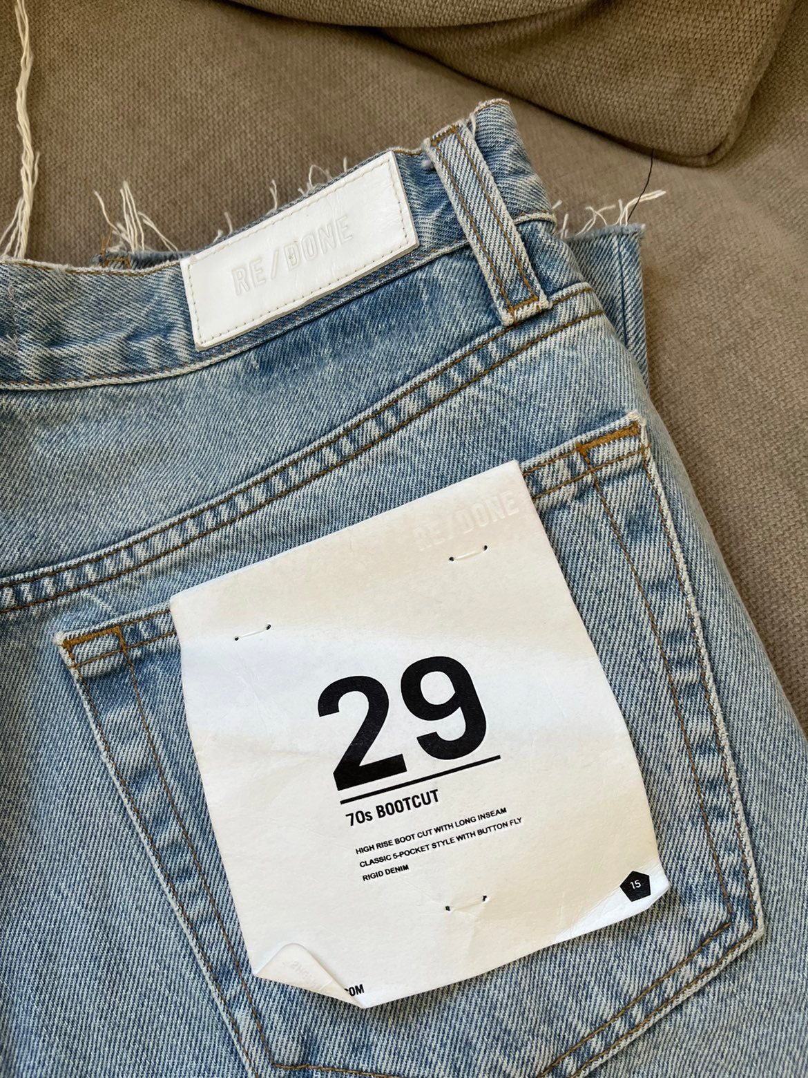 re/done 70s bootcut jean NWT