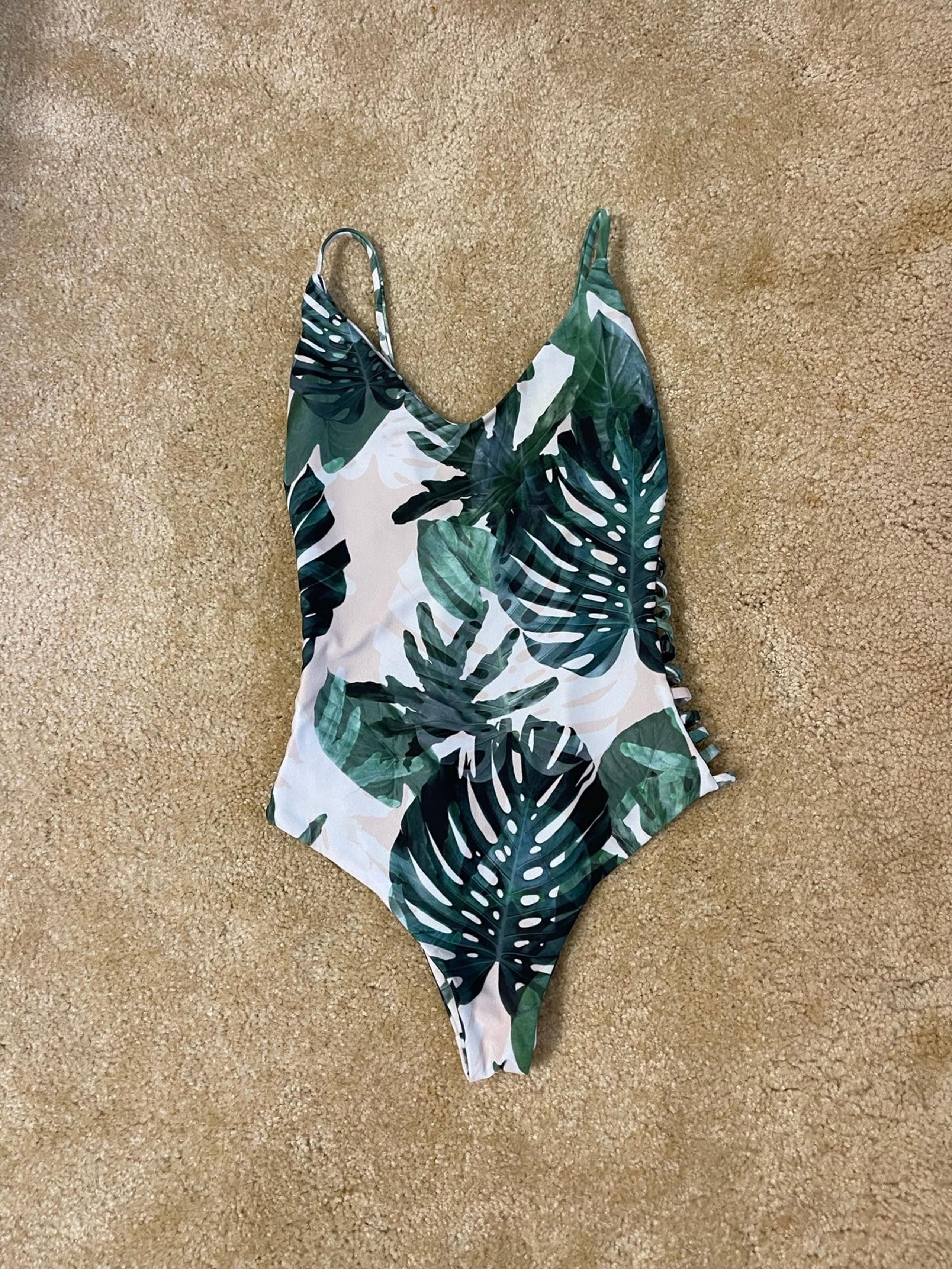 stone fox swim monstera one piece