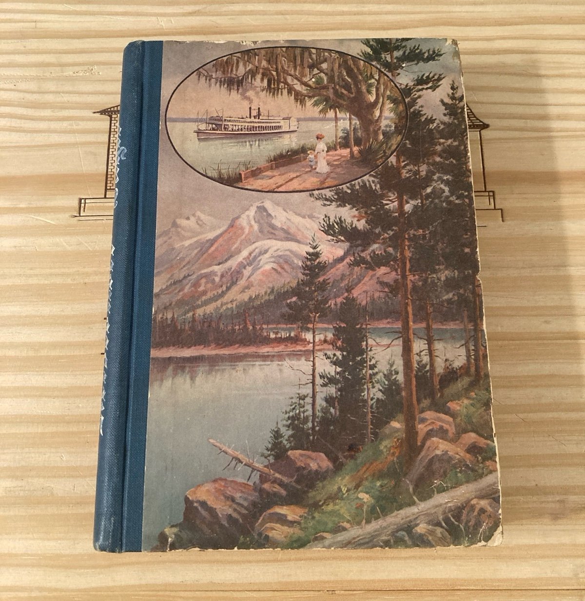Antique German Travel Books w/ USA & The Holy Land ~ by Louis Lange