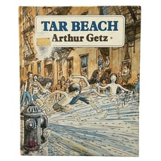 Tar Beach by Arthur Getz New York City in the Summer Time Children 1st Ed 1979