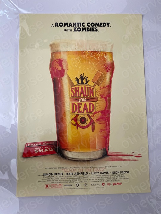 Shaun of The Dead Patrick Connan Movie Poster Lithograph Print Art -SMUDGE Mondo