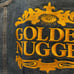 Jeans Authentic Denim Jacket GOLDEN NUGGET Gold embroidered casino Size Small