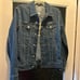 Jeans Authentic Denim Jacket GOLDEN NUGGET Gold embroidered casino Size Small