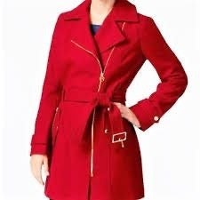 Red coat shop michael kors