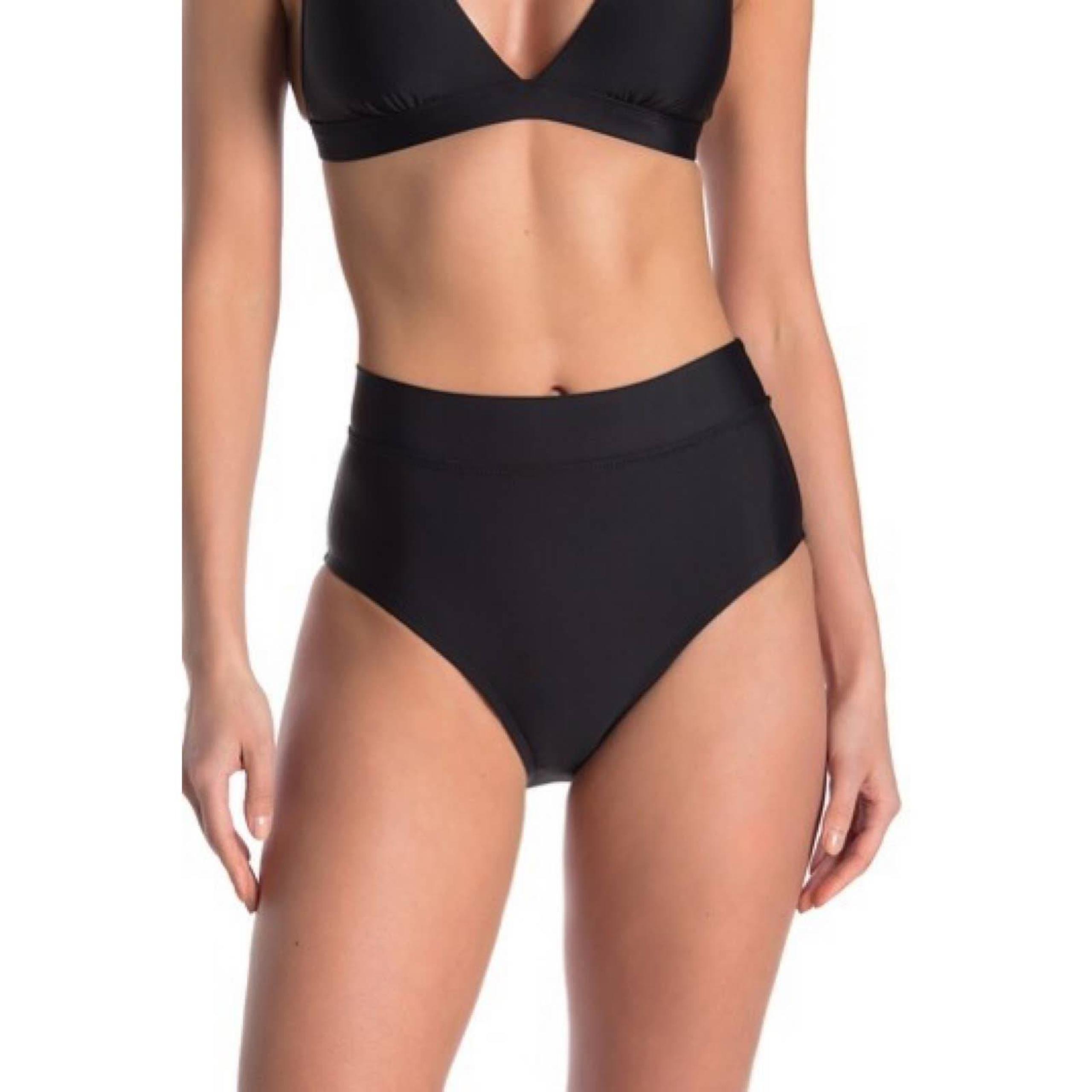 Athena High Waist Black Bikini Bottom 6
