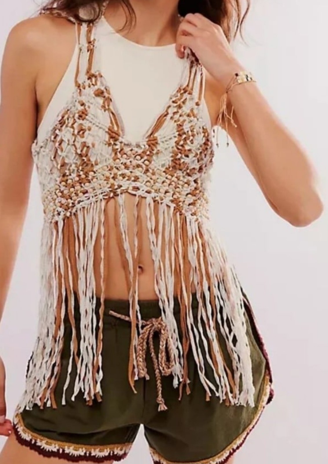 Bali crochet tank