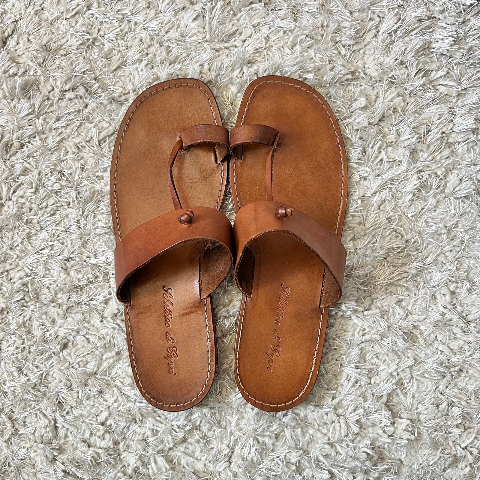 Schettino di Capri Sandals leather size 10