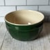 Emile Henry France for Williams Sonoma Set of 3 Ceramic Green Mixing Bowls
