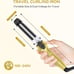Mini Curling Iron 3 Temperature Settings 1 Inch Curling Iron Travel Size