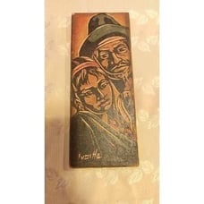 3*10 Vivien Ho signed painting early work most her stuff is darker now and is al