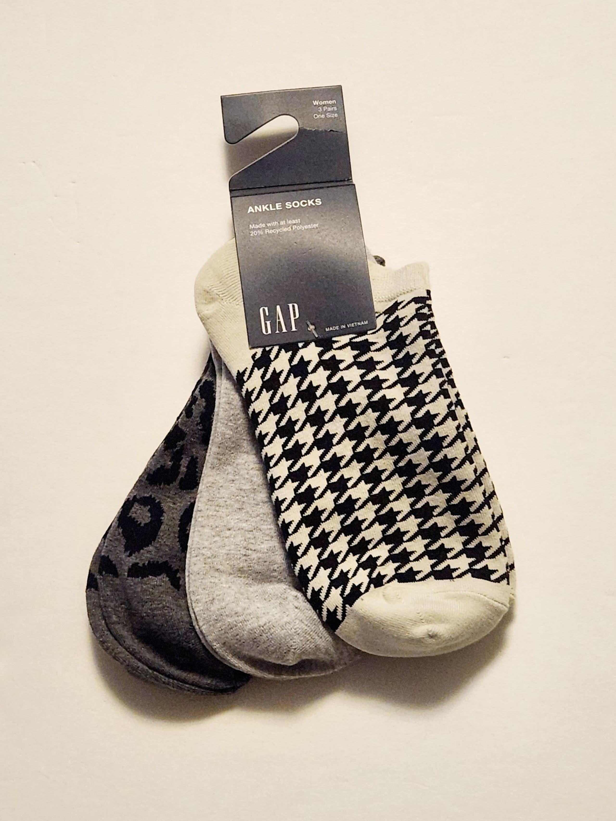 Gap Womens Ankle Socks 3-pack