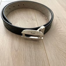 Men's Genuine Leather Black Belt size 105/120
