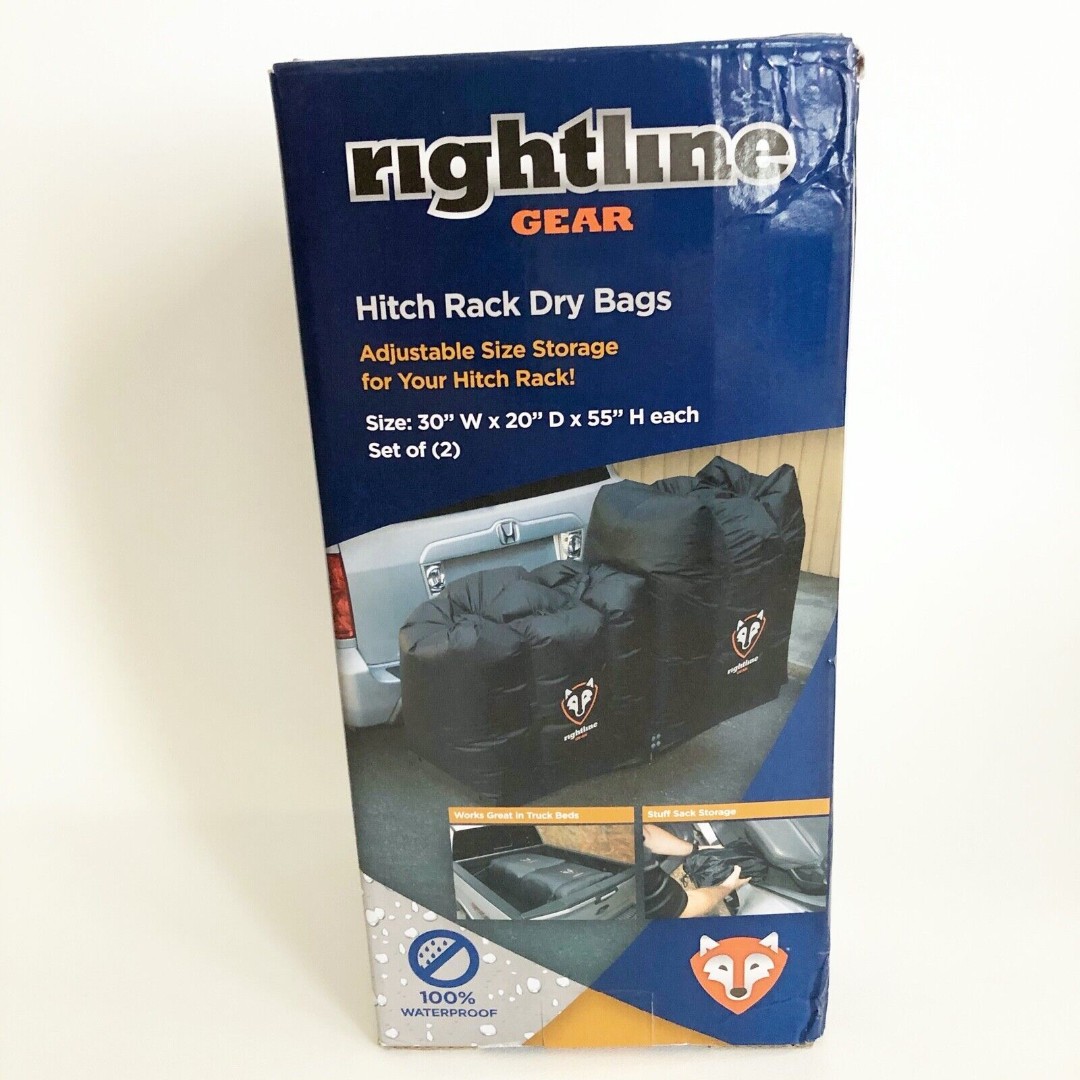 Rightline Gear Hitch Rack Dry Bags 30 x20 x50 Lightweight 17 Cu. Ft NEW 100T62