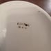 VTG Esmond Pottery Covered Casserole Leaf Pattern Apple Handle 7 in Wide