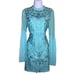 Free People Women Dress Sz 12 NWT Boho Mint green Embroidered Cleo Canton Dress