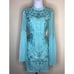 Free People Women Dress Sz 12 NWT Boho Mint green Embroidered Cleo Canton Dress