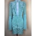 Free People Women Dress Sz 12 NWT Boho Mint green Embroidered Cleo Canton Dress
