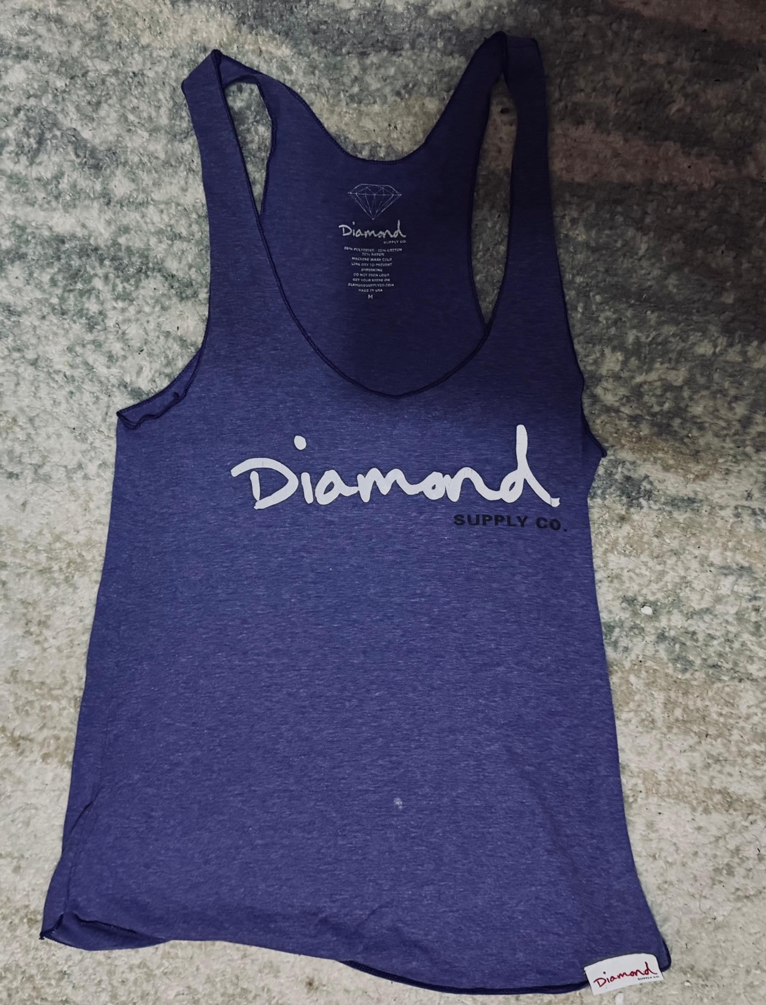 Diamond Supply Company Womens Racerback Tank Top NWOT