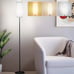 Modern Floor Lamp For Living Room,Adjustable Standing Lamp Tall Lamp For Bedroom