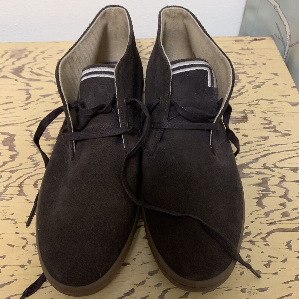 NEW Fred Perry Byron Men's Mid Suede Brown 9