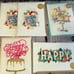 Lot of 22 Plus 1 Box Quilled Cards