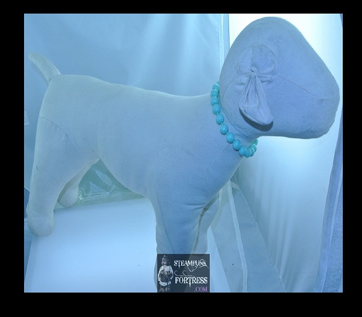 CANVAS DOG PUPPY SEWING MODEL MANNEQUIN FORM OFF WHITE PET PAL RETAIL DISPLAY- M