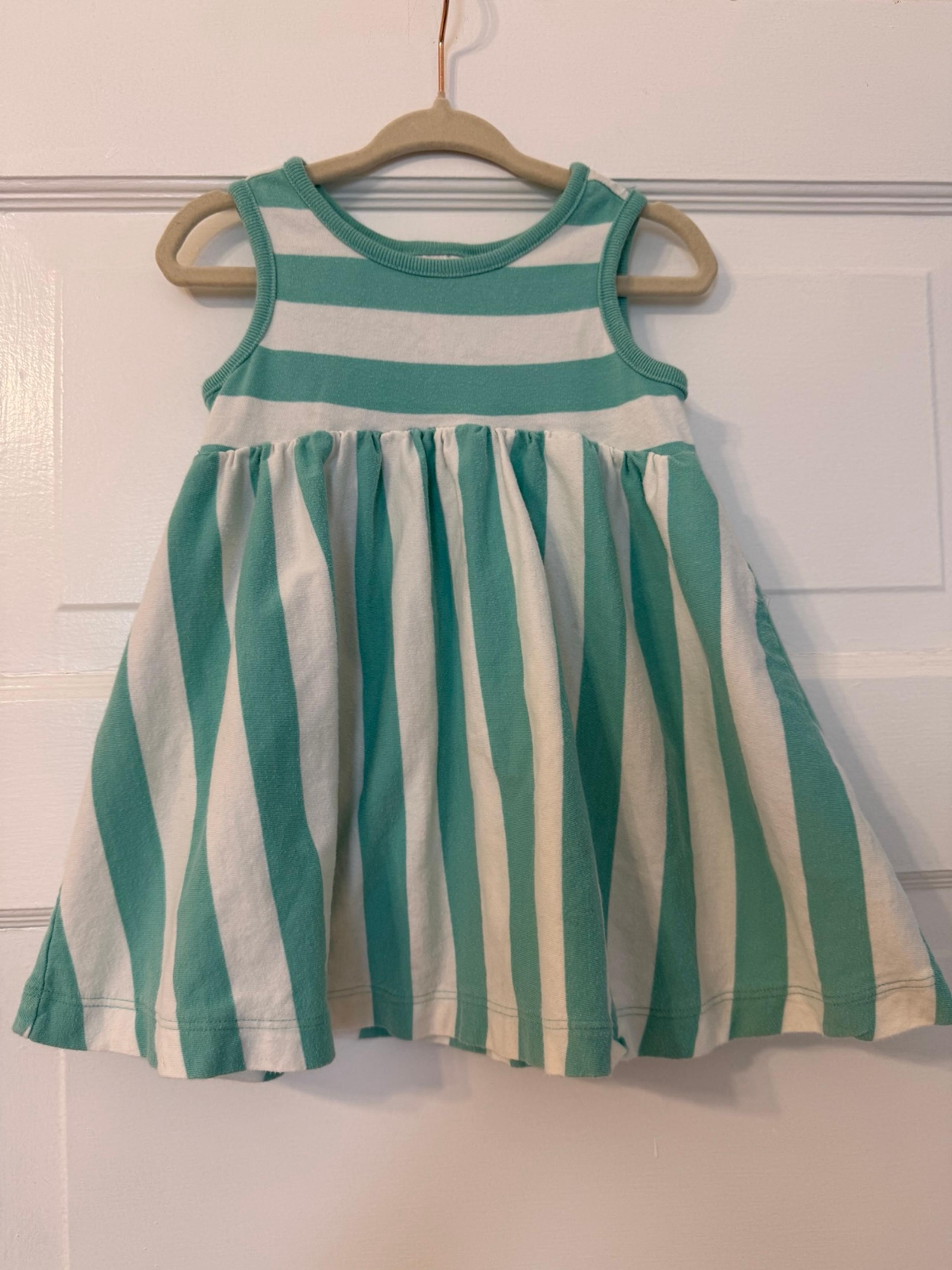 Hanna Andersson Striped Tank Top Dress