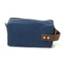 Blue Claw Co Duck Island Dopp Kit Toiletry Bag Navy Blue Canvas Full Grain Leath