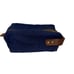 Blue Claw Co Duck Island Dopp Kit Toiletry Bag Navy Blue Canvas Full Grain Leath