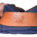 Blue Claw Co Duck Island Dopp Kit Toiletry Bag Navy Blue Canvas Full Grain Leath