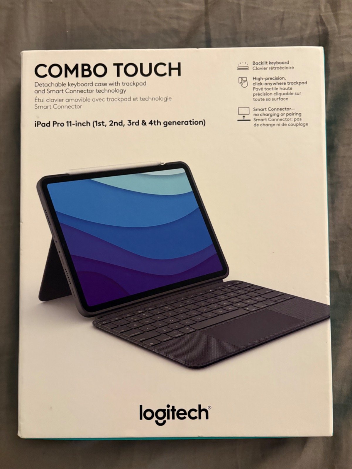 Logitech Combo Touch iPad Pro 11-inch Keyboard Case