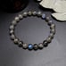 Labradorite 8MM Beads Handmade Stretch Bracelet Round Bead Healing Reiki Chakra