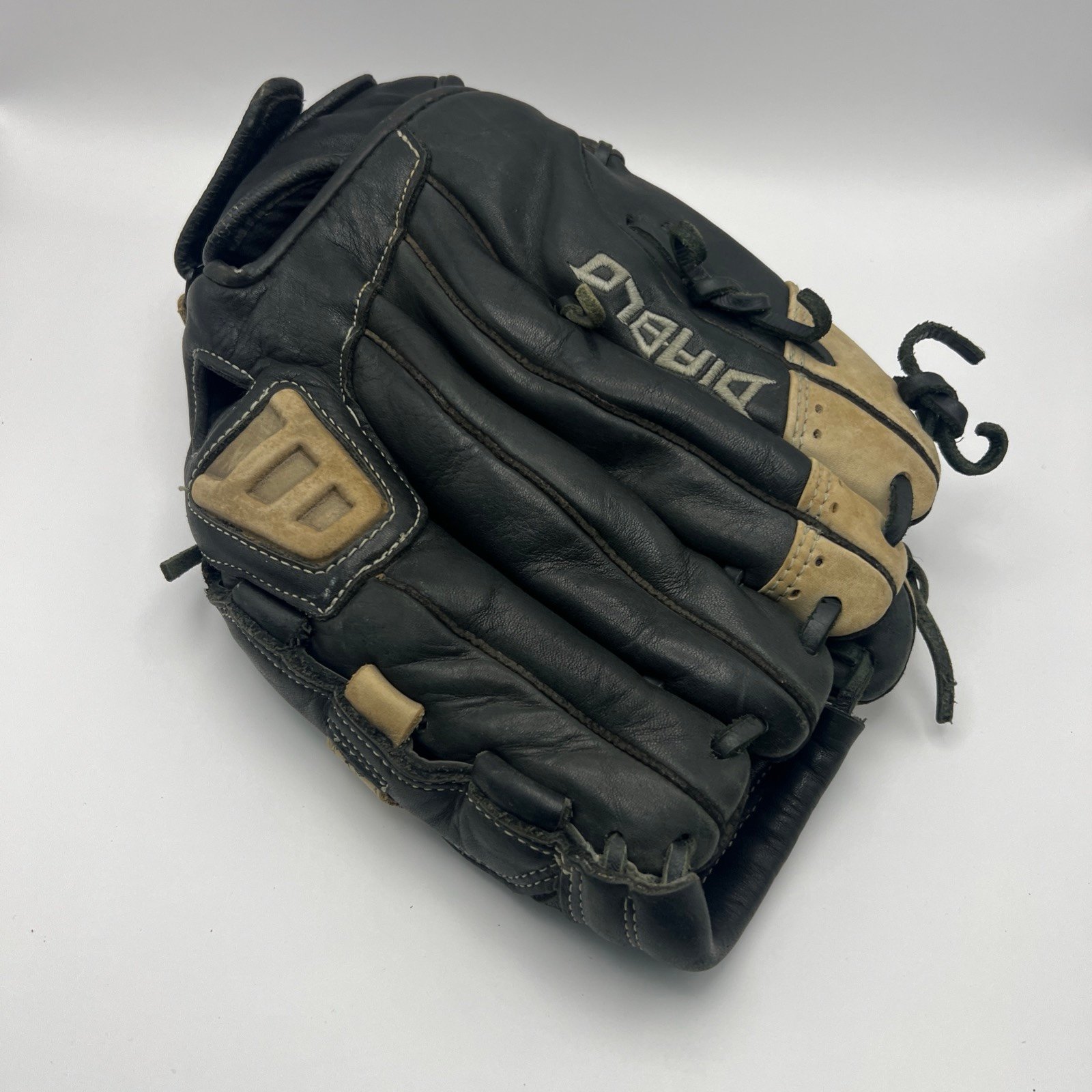 DeMarini Diablo 13” Baseball Softball Glove Leather Right Hand Throw A0725