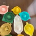 Vintage Plastic Manual Juicer Multicolor Reamer Farmhouse Kitchenware Lot of 17