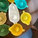 Vintage Plastic Manual Juicer Multicolor Reamer Farmhouse Kitchenware Lot of 17