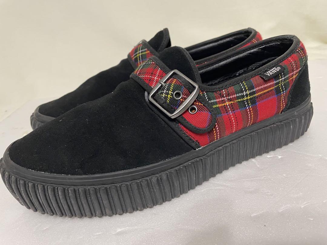【Rare】VANS Slip-On Style 47 Creeper Tartan/Black