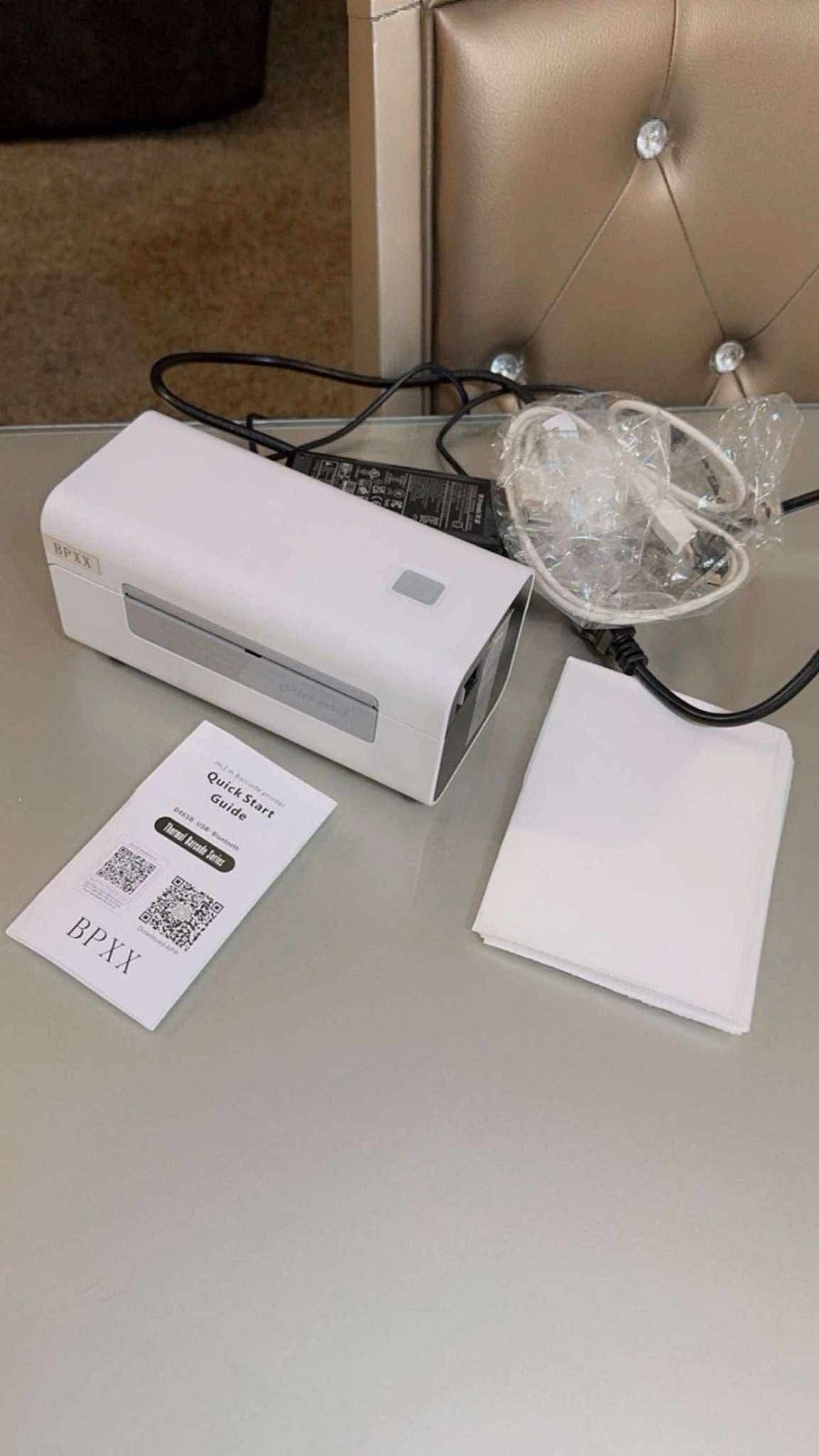 Small Thermal Printer Bluetooth/USB Cable