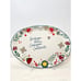 New Barriga Lena Corazon Contento Full Belly Happy Heart Large Serving Platter