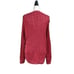 Vince Dark Red Crochet Knit Oversize Sweater M