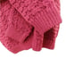 Vince Dark Red Crochet Knit Oversize Sweater M