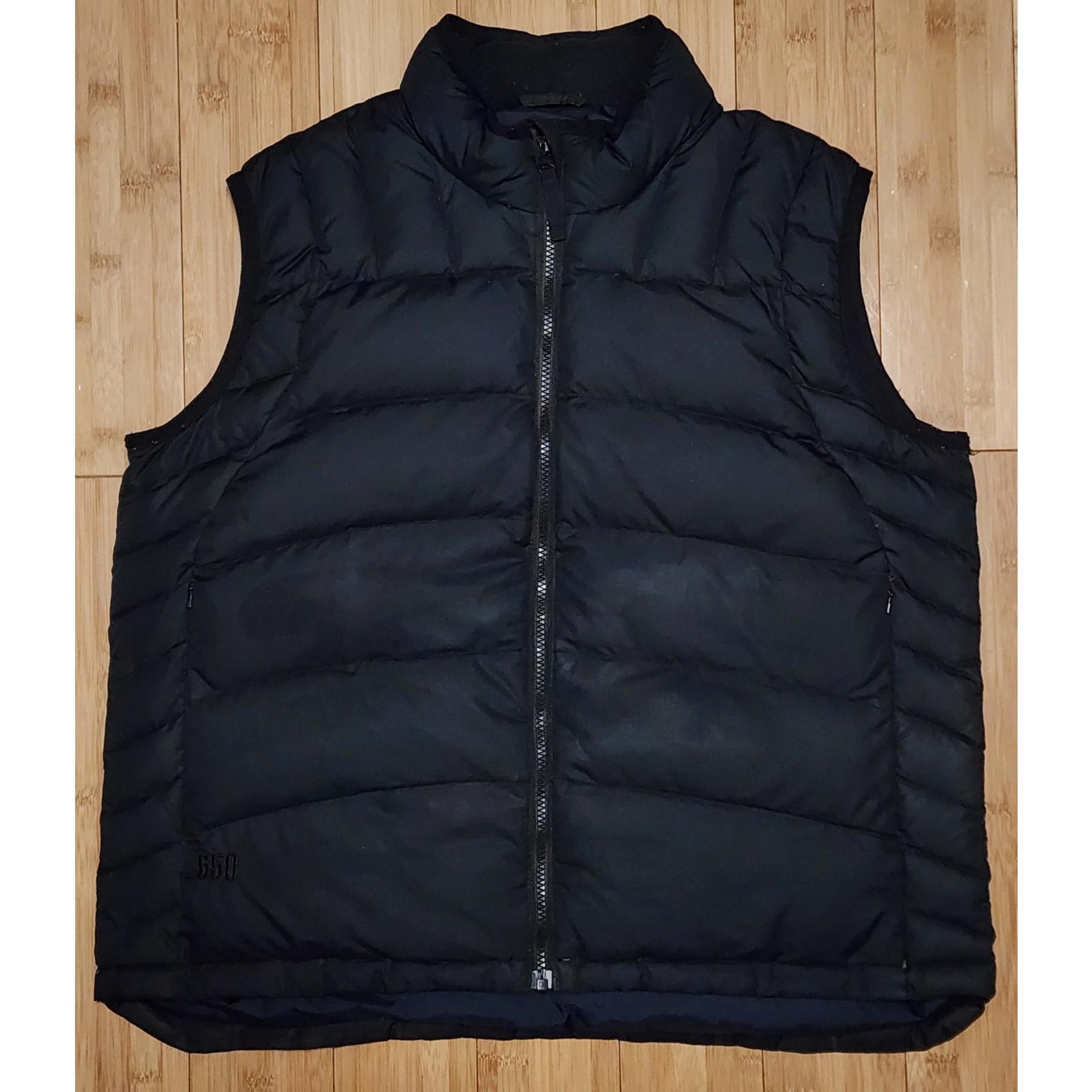 Cabela’s Vest Mens Large Black 650 Fill Premier Northern Goose Down Puffer Vest