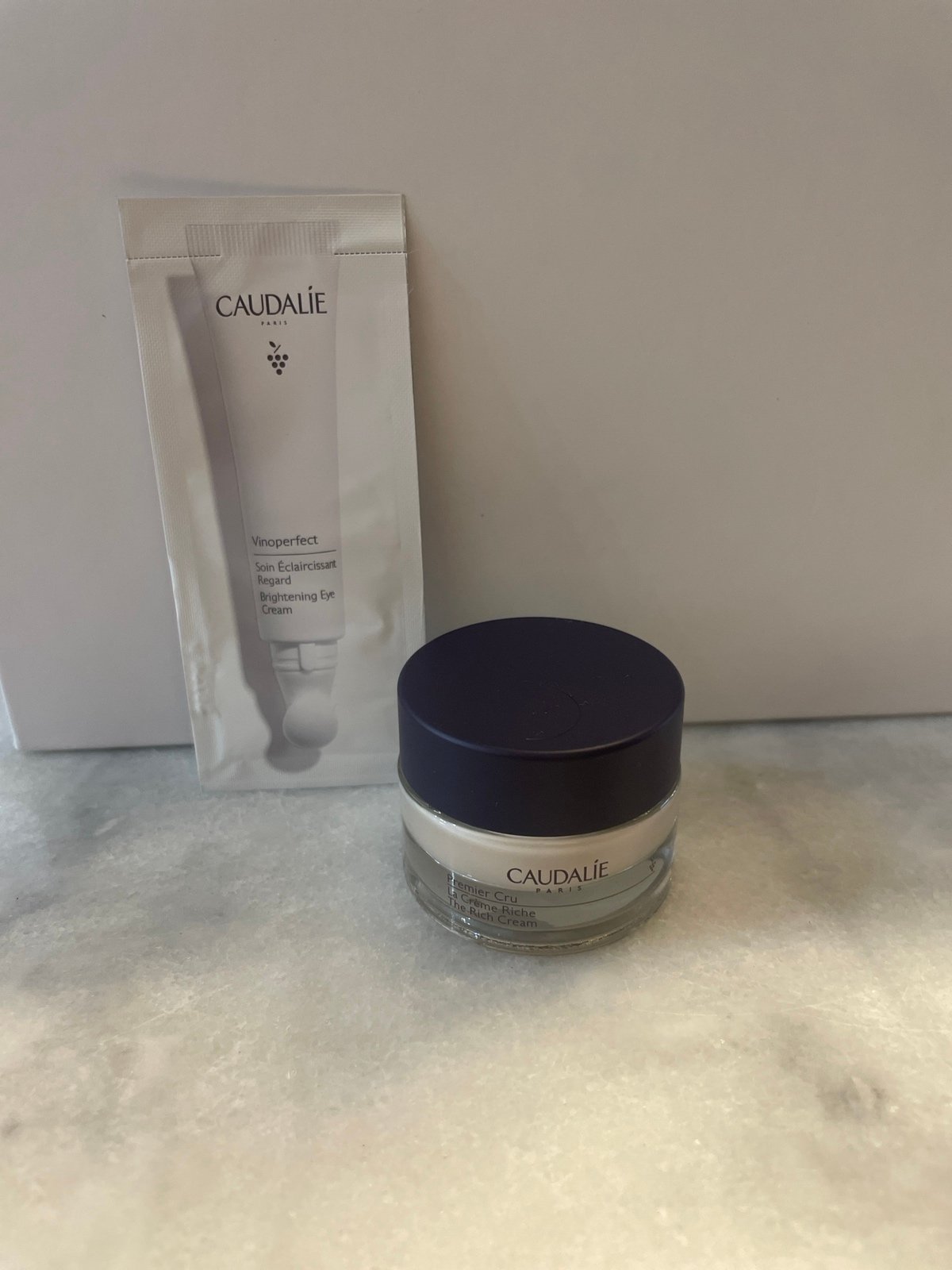 caudalie Paris premier cru / the rich cream bundle 15 ml along with a 1.5 my