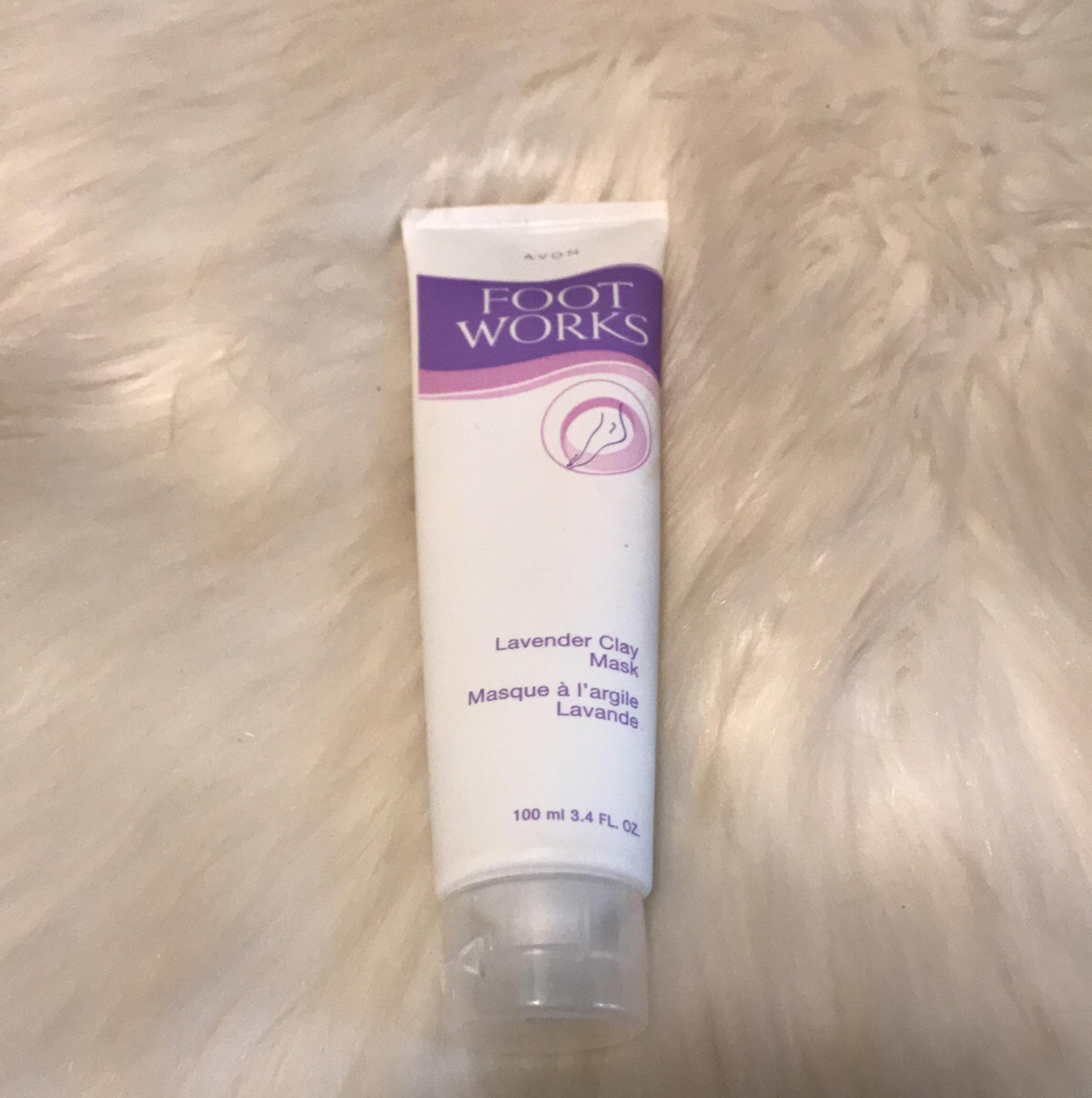 Avon Foot Works Lavender Clay Mask 3.4 o