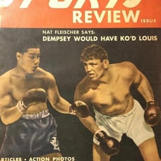 1949-50 PIC SPORTS REVIEW BOXING MAGAZINE WINTER JOE LOUIS JACK DEMPSEY MAX BAER
